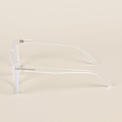 Voyage Clear Wayfarer Eyeglasses for Men & Women (602MG3903-C3)