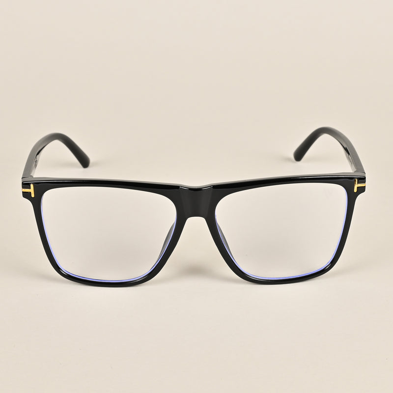 Voyage Black Wayfarer Eyeglasses for Men & Women (602MG3904-C1)