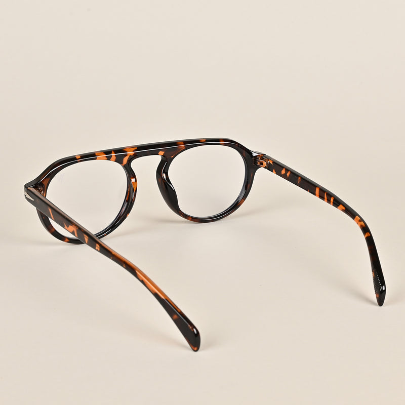 Voyage Demi Brown Round Eyeglasses for Men & Women (2201MG3896-C1)