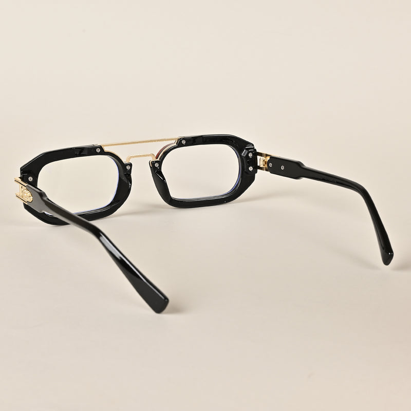 Voyage Goat Black & Maroon Oval Eyeglasses for Men & Women (7255MG3925-C1)