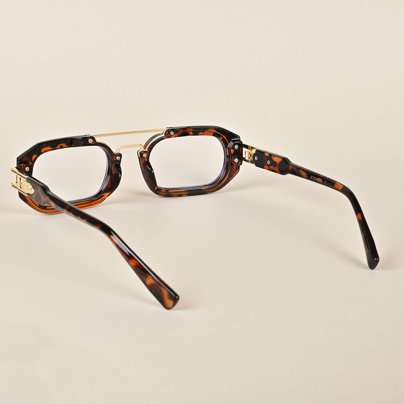 Voyage Goat Demi Brown Oval Eyeglasses for Men & Women (7255MG3927-C4)