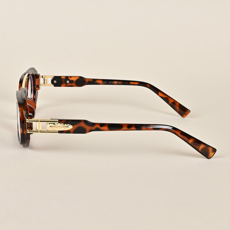 Voyage Goat Demi Brown Oval Eyeglasses for Men & Women (7255MG3927-C4)