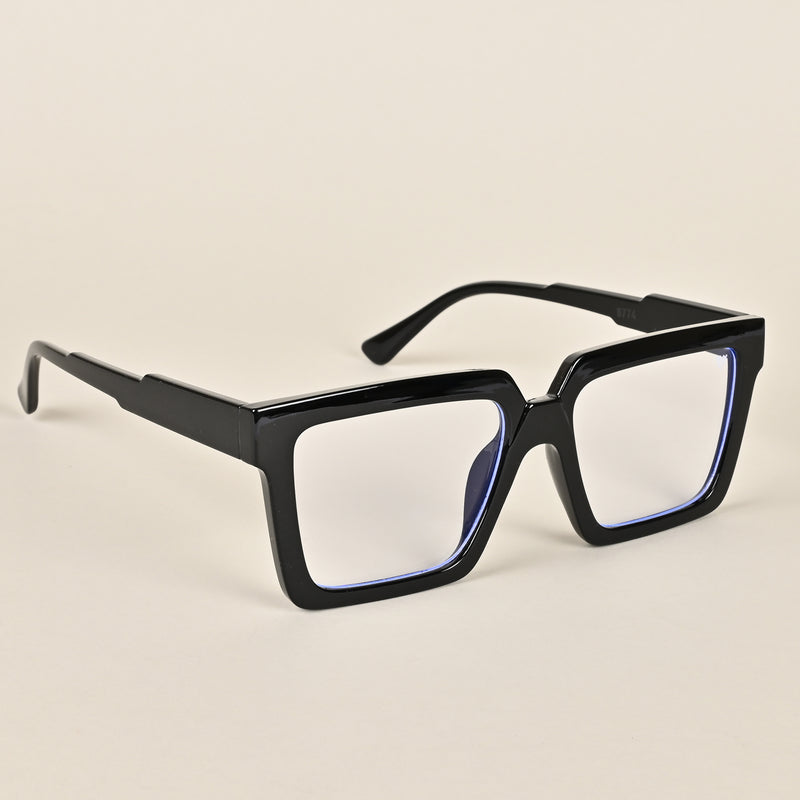 Voyage Goat Shine Black Wayfarer Eyeglasses for Men & Women (8774MG3922-C1)