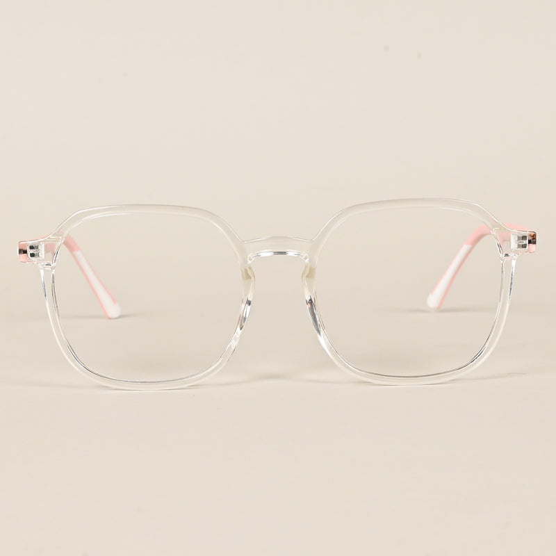 Voyage Transparent Round Eyeglasses for Men & Women (11008MG3995-C3)