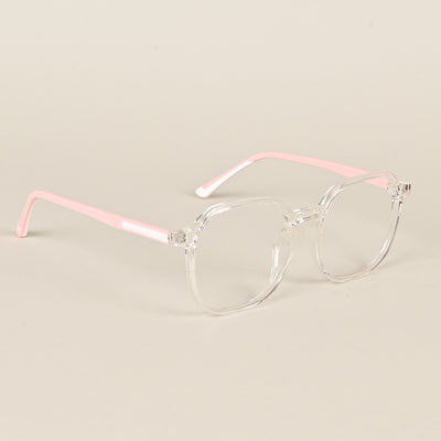 Voyage Transparent Round Eyeglasses for Men & Women (11008MG3995-C3)