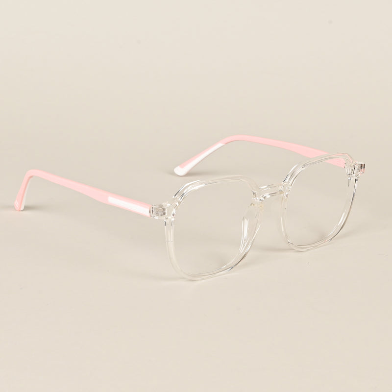 Voyage Transparent Round Eyeglasses for Men & Women (11008MG3995-C3)