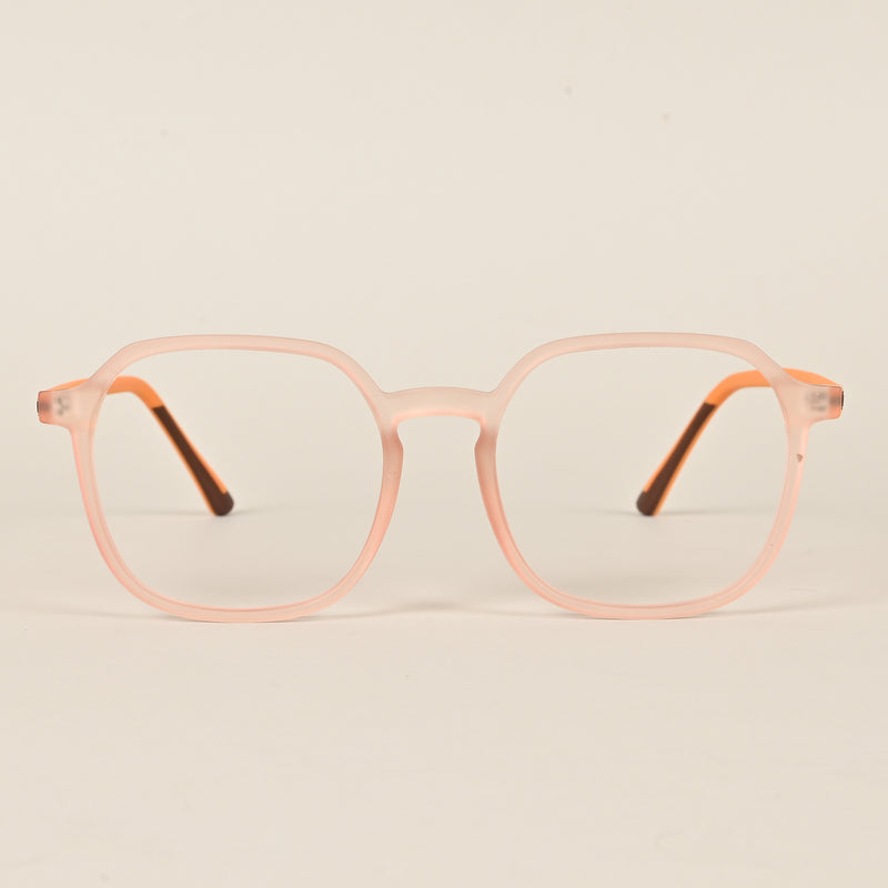 Voyage Pink Round Eyeglasses for Men & Women (11008MG3997-C5)