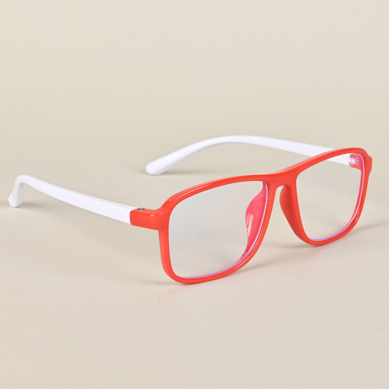 Goeye Red Square Eyeglasses for Kids (Girls & Boys - 8805GE1289-C3)