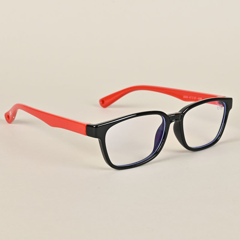 Goeye Black Rectangle Eyeglasses for Kids (Girls & Boys - 8808GE1293)