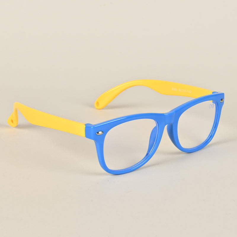 Goeye Blue Square Eyeglasses for Kids (Girls & Boys - 8801GE1285-C2)