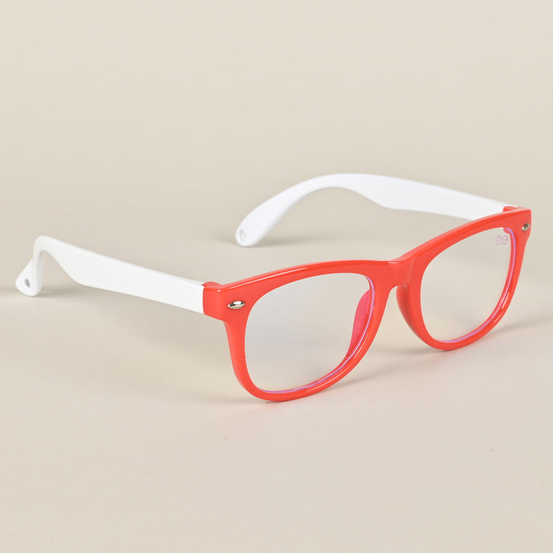 Goeye Red Square Eyeglasses for Kids (Girls & Boys - 8801GE1284-C5)