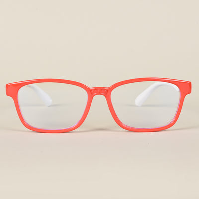 Goeye Red Rectangle Eyeglasses for Kids (Girls & Boys - 8808GE1294-C2)