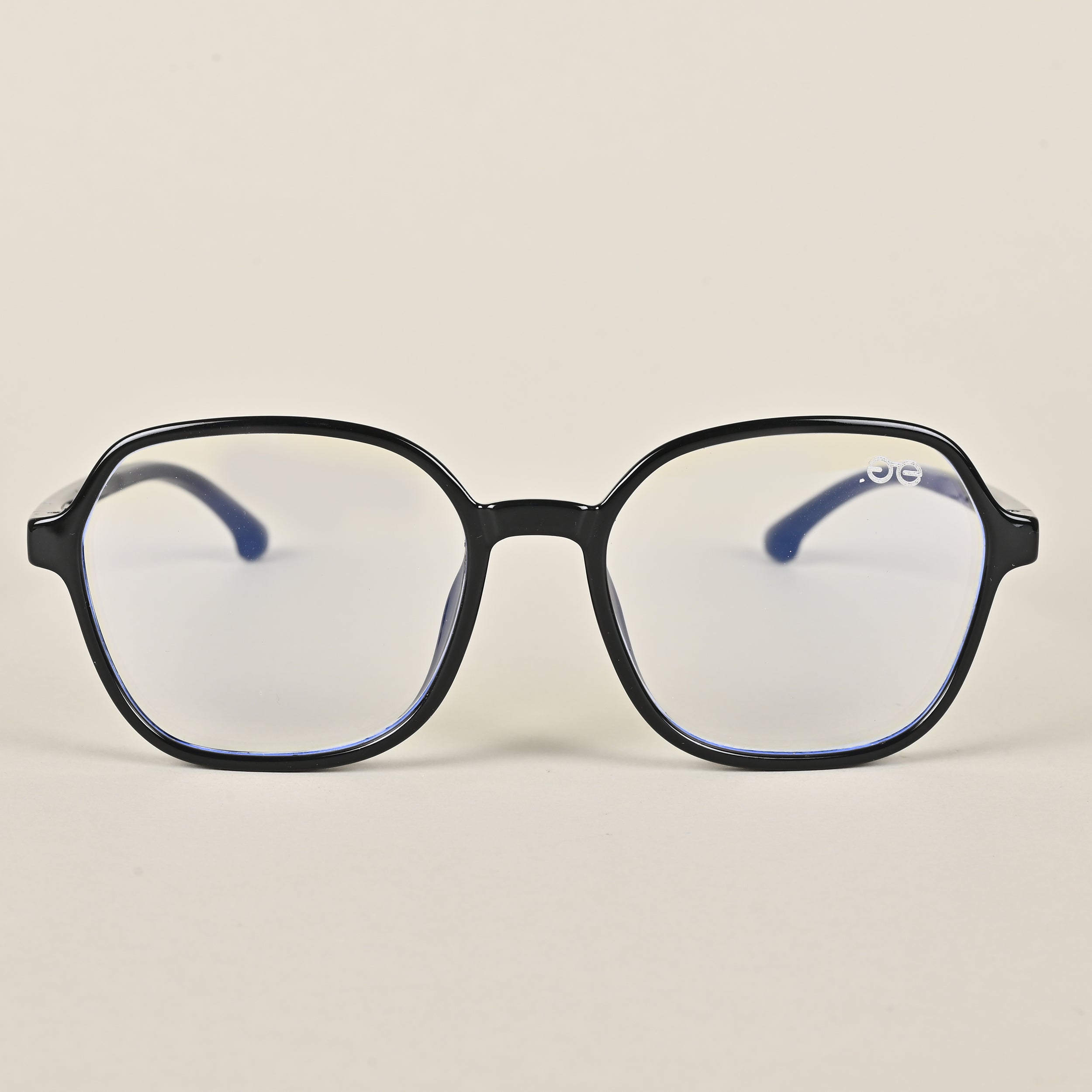 Goeye Black Hexagon Eyeglasses for Kids (Girls & Boys - 8802GE1277-C1)