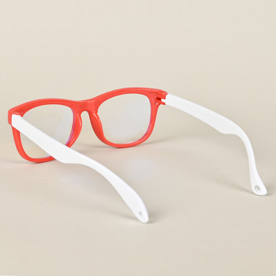 Goeye Red Square Eyeglasses for Kids (Girls & Boys - 8801GE1284-C5)