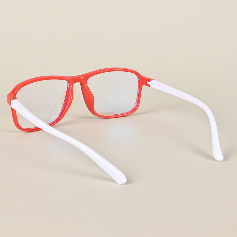 Goeye Red Square Eyeglasses for Kids (Girls & Boys - 8805GE1289-C3)