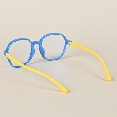 Goeye Blue Hexagon Eyeglasses for Kids (Girls & Boys - 8802GE1280-C5)