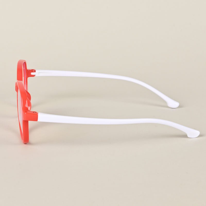 Goeye Red Hexagon Eyeglasses for Kids (Girls & Boys - 8802GE1279-C4)