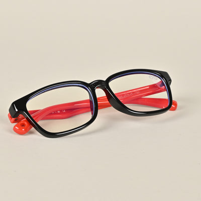 Goeye Black Rectangle Eyeglasses for Kids (Girls & Boys - 8808GE1293-C5)