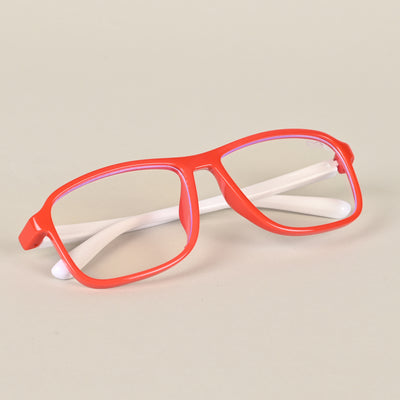 Goeye Red Square Eyeglasses for Kids (Girls & Boys - 8805GE1289-C3)