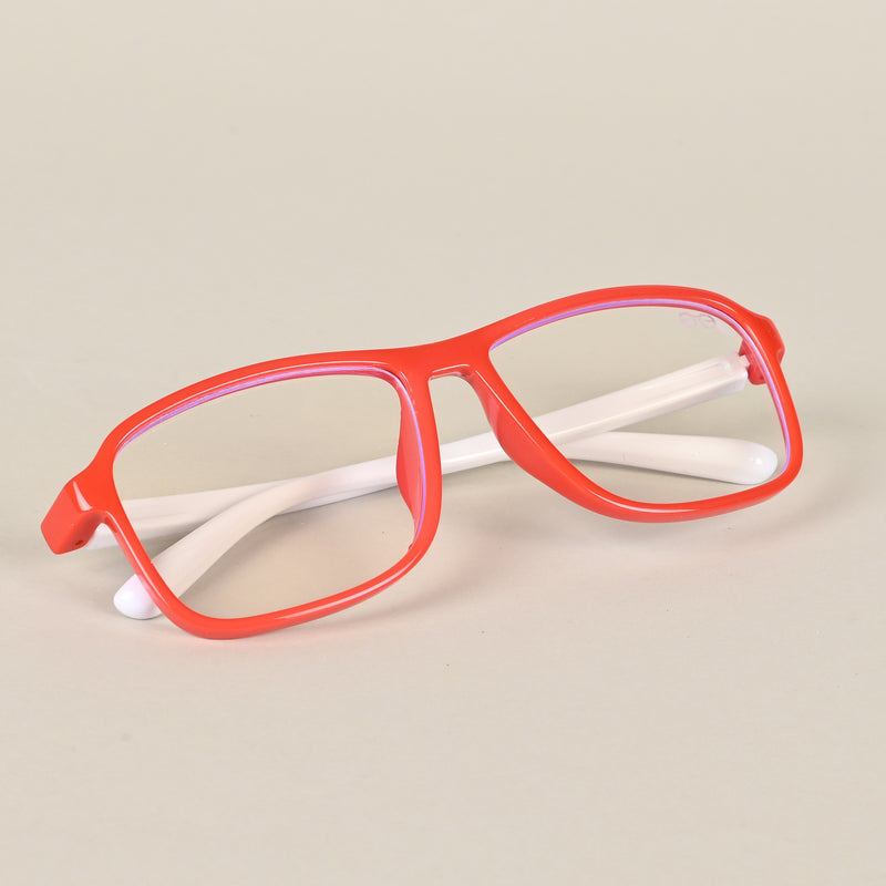 Goeye Red Square Eyeglasses for Kids (Girls & Boys - 8805GE1289-C3)